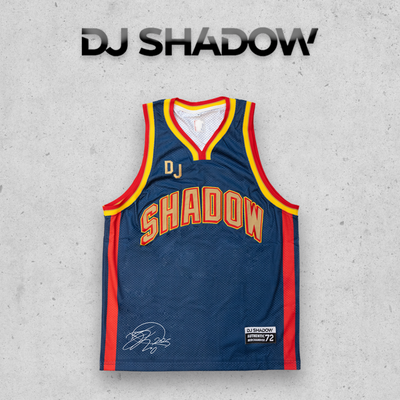 DJ SHADOW - FREE SIGNED BASKETBALL JERSEY 