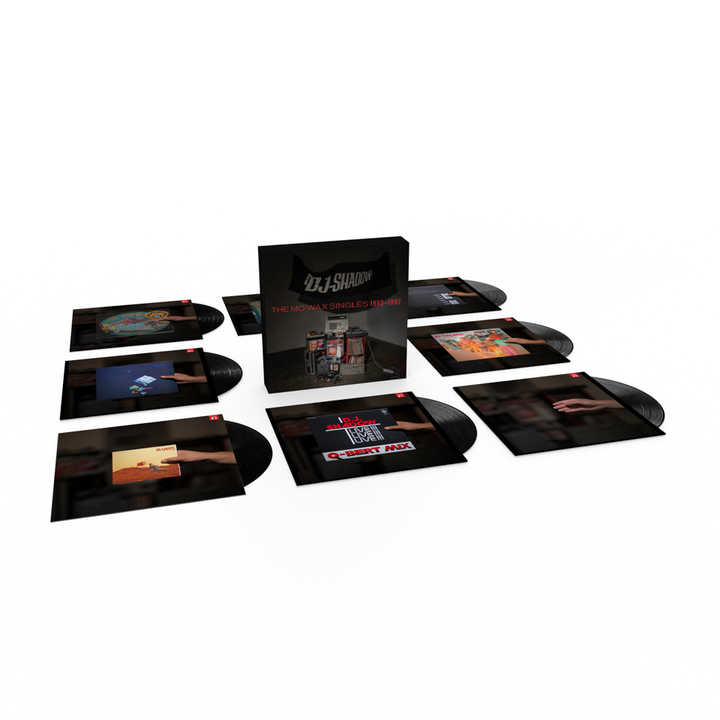 DJ Shadow 'The Mo' Wax Singles, 1993-1997' Box Set with Exclusive Sign DJ Shadow 'The Mo' Wax Singles, 1993-1997' Box Set with Exclusive Sign
